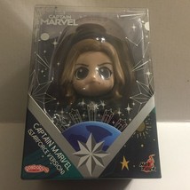 NEW Marvel&#39;s Captain Marvel Cosbaby Bobble-Head Figure by Hot Toys - $23.70