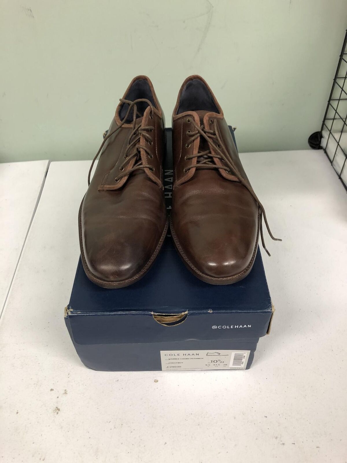 Cole Haan Men's Wagner Grand Postman Oxford Shoe C29030 Chestnut Size 10.5M - $94.99