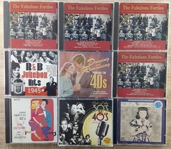 40s Decade Compilation CD Lot of 9 R&amp;B Jukebox Hits 1945 The 1940s – The... - $19.79