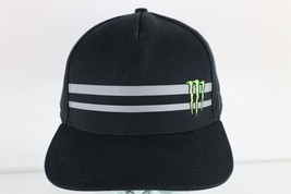 New Monster Energy Drink Striped Classic Logo Adjustable Snapback Hat Cap Black - $59.35