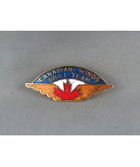 Vintage Motorcycle Pin - Canadian Wings Drill Team - Inlaid Pin  - €12,93 EUR