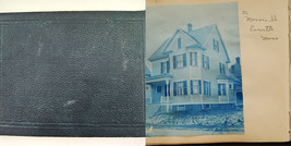 Antique Photograph Album W Cyanotypes Morris Street Everetts Ma Webb Family - £178.01 GBP
