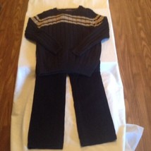 Mothers Day Club Class pants Size 6/7 sweater Size 7 corduroy 2 pc outfit  - £15.69 GBP