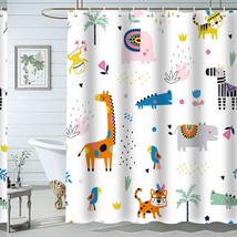 Kids Shower Curtain 72x72 Waterproof Fabric - $1,021.89 MXN