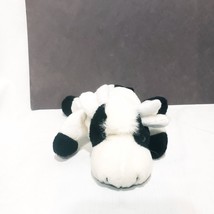 Cow Bean Bag Plush Stuffed Animal 7.5&quot; long United Dairy Industry Michig... - £14.02 GBP