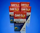 5x Cold EeZe Cold Remedy Shortens Your Cold Defense 25 Lozenges Ea Elder... - £21.44 GBP