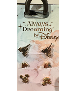 Disney Parks Always Dreaming Set Of 3 Pairs of Earrings Castle M Mickey ... - $587.29 MXN
