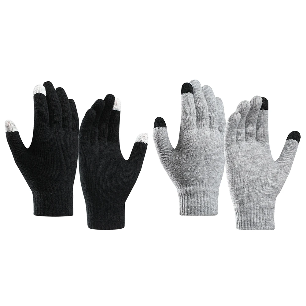 Knitted Climbing Gloves Full Finger Touchscreen Riding Gloves Thermal Motorcycle - £8.05 GBP+