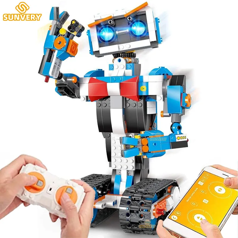 Robot Building Toys STEM Projects for Kids Remote &amp; APP Controlled Engineering - £72.40 GBP