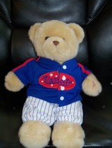 Build a Bear Brown Bear W/Baseball Outfit EUC - £15.17 GBP