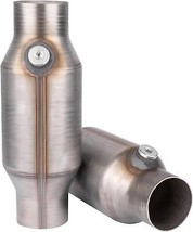 Catalytic Converter 2 Inch 2 Pcs, High Flow Universal Catalytic Convert Inlet - $90.71