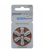 PowerOne Hearing Aid Batteries No Mercury Size 312, PR41 (60 Batteries) ... - $25.99
