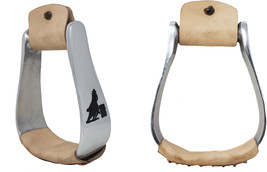 Horse Saddle Western Lightweight Aluminum Saddle Stirrups Barrel Racer L... - $58.27 CAD