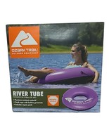 Ozark Trail 39&quot; Purple Inflatable River Tube for Pool Rafting Lake w/ Gr... - $10.92