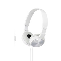 Sony Foldable Headphones with Smartphone Mic and Control - Metallic White - $60.99