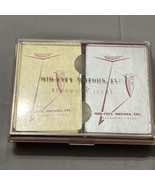 Vintage Redislip Playing card Mid-City Motors Beaumont Texas In Case - $23.09 CAD