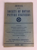 SMPE Journal Of The Society Of Motion Picture Engineers August 1947 VOL ... - £10.21 GBP