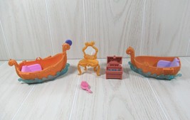 Disney Princess Little Kingdom Ariel Rapunzel boats vanity treasure ches... - £9.79 GBP