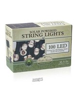 Pacific Accents-100 LED Warm Solar String Lights Built-In Light Sensor - £22.35 GBP