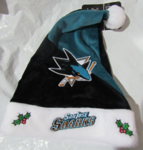 NHL San Jose Sharks Season Spirit 2 Color Basic Santa Hat by FOCO - £19.65 GBP