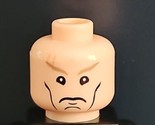 LEGO Indiana Jones Minifigure Head Light Flesh Head Scar - $2.37