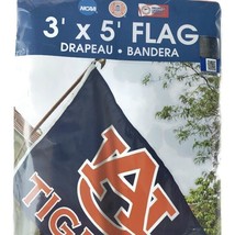 Wincraft NCAA Auburn Tigers Flag 3&#39; By 5&#39; Indoor Or Outdoor Use Tailgate Dorm - £11.84 GBP