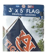 Wincraft NCAA Auburn Tigers Flag 3&#39; By 5&#39; Indoor Or Outdoor Use Tailgate... - £11.96 GBP