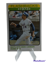 Willie Mays Mets 2022 Desktop Display Frame Clear Magnetic Size 2.64x3.6 - £17.51 GBP