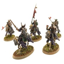 Nighthaunt Black Knights 5 Painted Miniatures Hexwraiths Age of Sigmar - £153.44 GBP