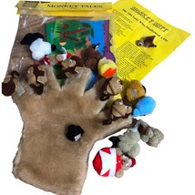 Monkey Mitt Finger Puppets Props The Old Lady Swalloed A Fly Vintage Storyteller - £32.17 GBP