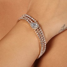 Multi-layer Bracelet For Women 2022 Luxury Rhinestone Jewelry Accessories Couple - £10.47 GBP