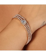 Multi-layer Bracelet For Women 2022 Luxury Rhinestone Jewelry Accessorie... - £31.66 GBP