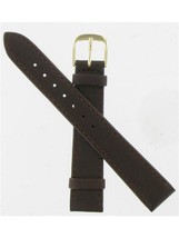 Hadley-Roma Men&#39;s 16mm Brown Genuine Leather Watch band HR2509030 - $293.84 MXN