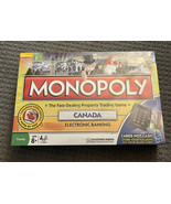 Monopoly Canada Electronic Banking Edition - Canadian Cities - NEW SEALE... - $138.27 CAD