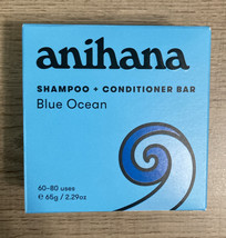 anihana Shampoo + Conditioner Bar. Blue Ocean. 60-80 Uses. New. - $5.93