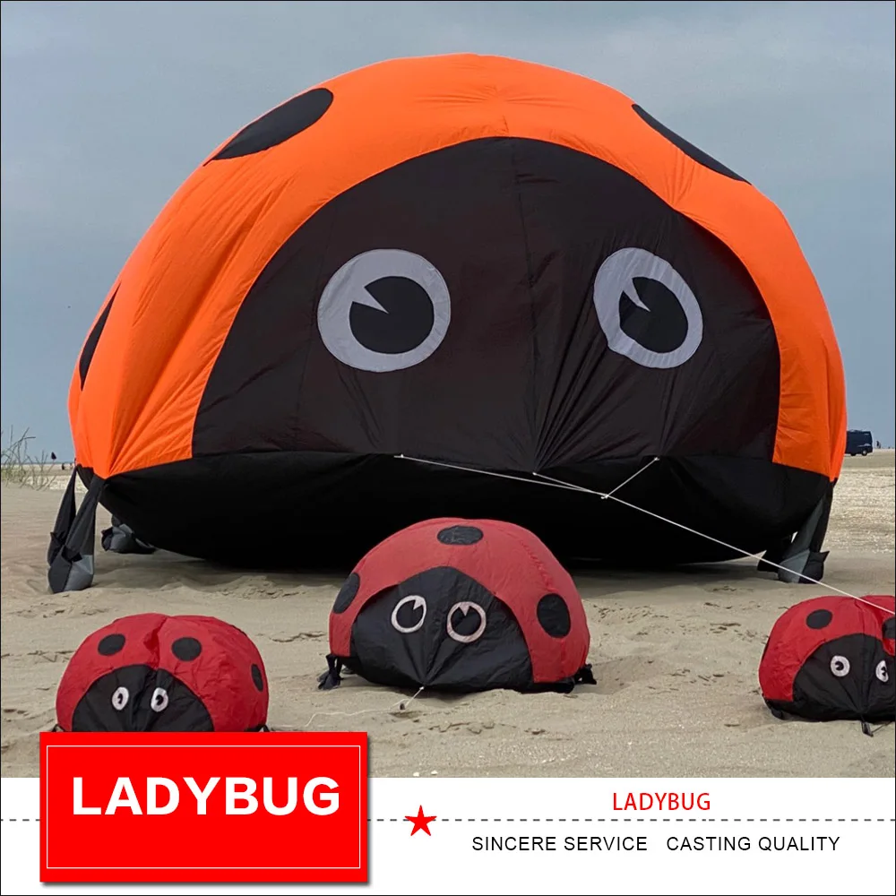 KITE landscape ladybug soft inflatable kite pendant for kids and audlts outdoor - £29.38 GBP+