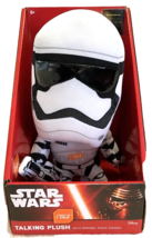 Star Wars: The Force Awakens Stuffed Talking Plush Stormtrooper Medium New Nib - £9.31 GBP