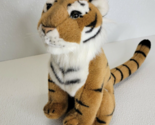Polar Graphics USA Tiger Plush Stuffed Animal Sitting Realistic EUC - $11.57