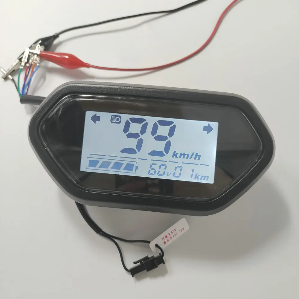 48V60V72V lcd DISPLAY with shielding cover for electric scooter bicycle tricycle - £117.46 GBP