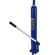 VEVOR Hydraulic Long Ram Jack, 17363 lbs Capacity, with Clevis Base, Blue - $44.99
