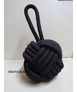 Nautical 5&quot; Black Knot Door Stopper - $38.61