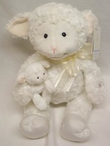 Baby Gund SOFT WHITE TALKING NURSERY TIME LAMB 10&quot; Plush Stuffed Animal NEW - $34.65