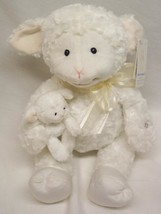 Baby Gund SOFT WHITE TALKING NURSERY TIME LAMB 10&quot; Plush Stuffed Animal NEW - £25.90 GBP