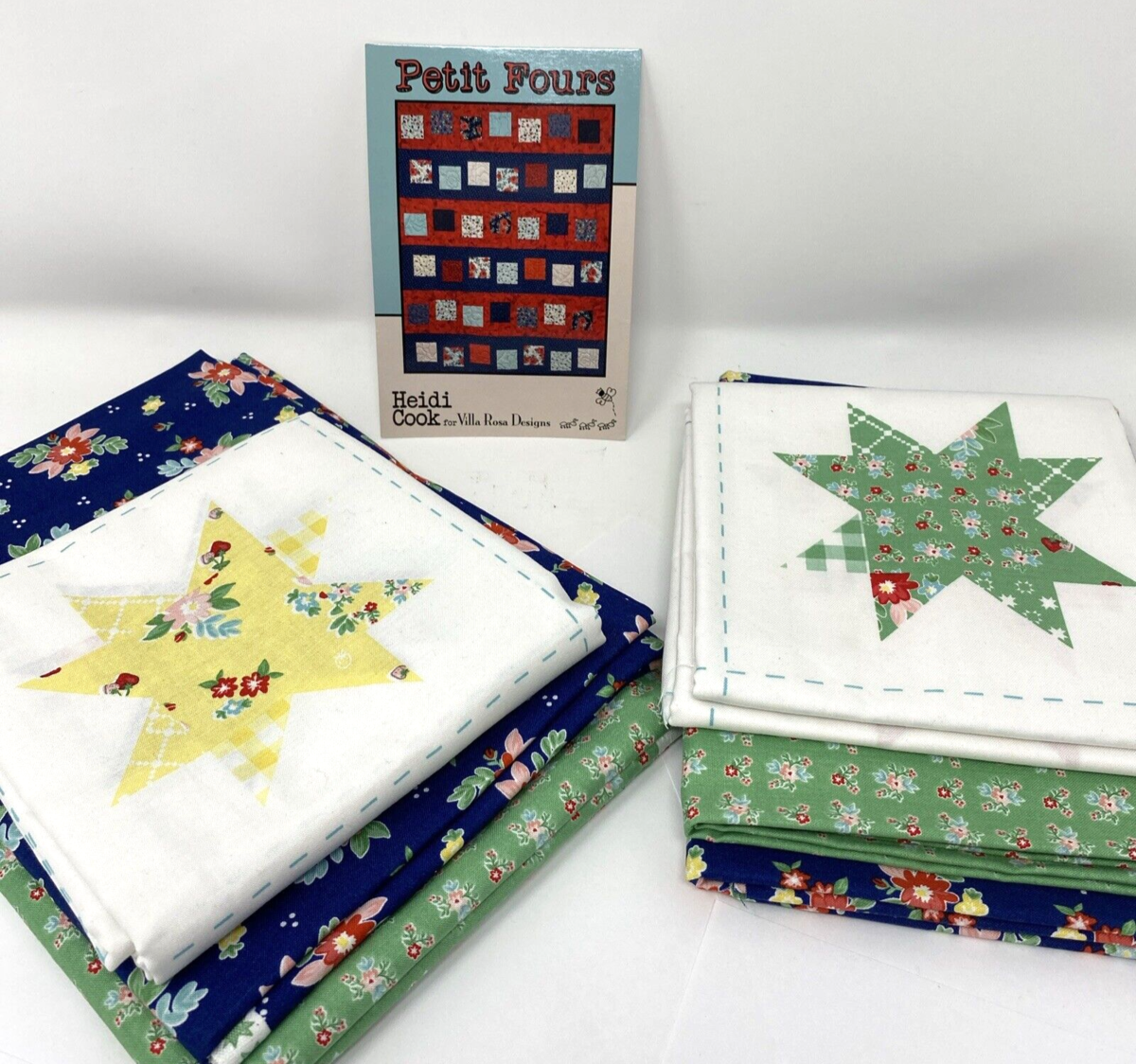Villa Rosa Designs Heidi Cook Petit Fours x 2 Quilting Kits NEW - $75.99