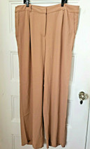 NWT Eileen Fisher Straight-Leg Tencel Viscose Crepe Amber Trousers Size 12 - $108.90