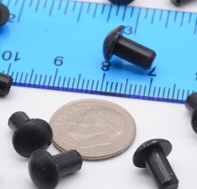 4mm Round Mini Rubber Push-In Feet 8mm OD 3mm Height Variable Pack Sizes - £7.97 GBP+