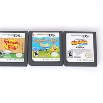 Lot of 3 Nintendo DS spongebob Drawn To Life Phineas  Ferb Madagascar Video Game - £13.23 GBP