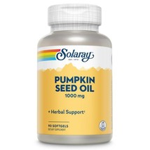 10/27 SOLARAY Pumpkin Seed Oil 1000 mg - Source of Omega 6 and Omega 9 E... - $16.58
