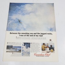 1964 Canadian Club Whisky Winston Filter Cigarettes Print Ad 10.5x13.5 - £6.29 GBP