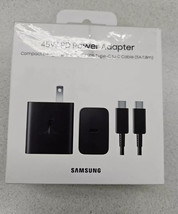 Original Samsung Galaxy S23/S24 +/Ultra 45Watt USB-C Super Fast Charger &amp; Cable - £17.75 GBP